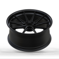 Rodas cromadas Fabricante de fábrica da China 2 Peça rodas forjadas Custome Black côncavo aros de liga escovados